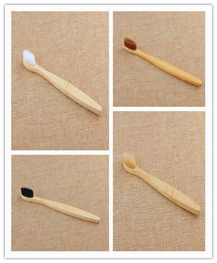 Eco Bamboo Toothbrush Set – 4 Soft Bristle Brushes for Natural Oral Care