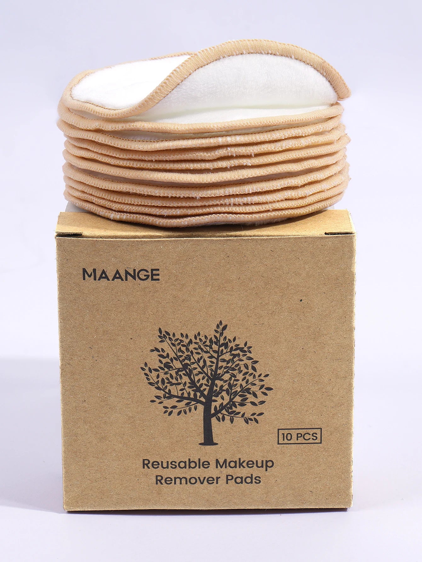 Reusable Makeup Remover Pads with Eco Box – 10-Pack Washable Rounds - primenovagoods.com