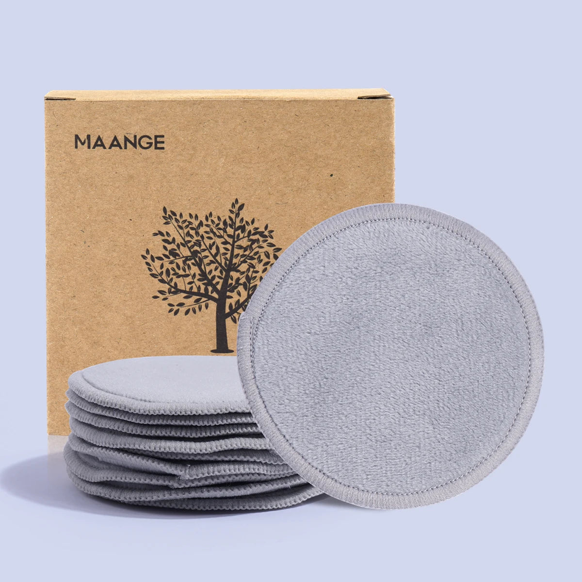 Reusable Makeup Remover Pads with Eco Box – 10-Pack Washable Rounds - primenovagoods.com