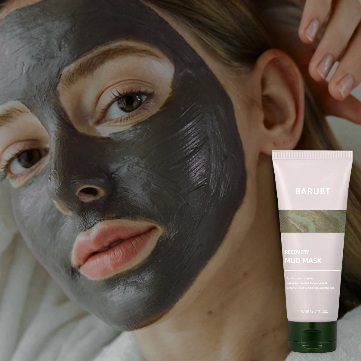 Natural Mud Facial Mask – Calming, Exfoliating & Hydrating for Smooth, Balanced Skin - primenovagoods.com