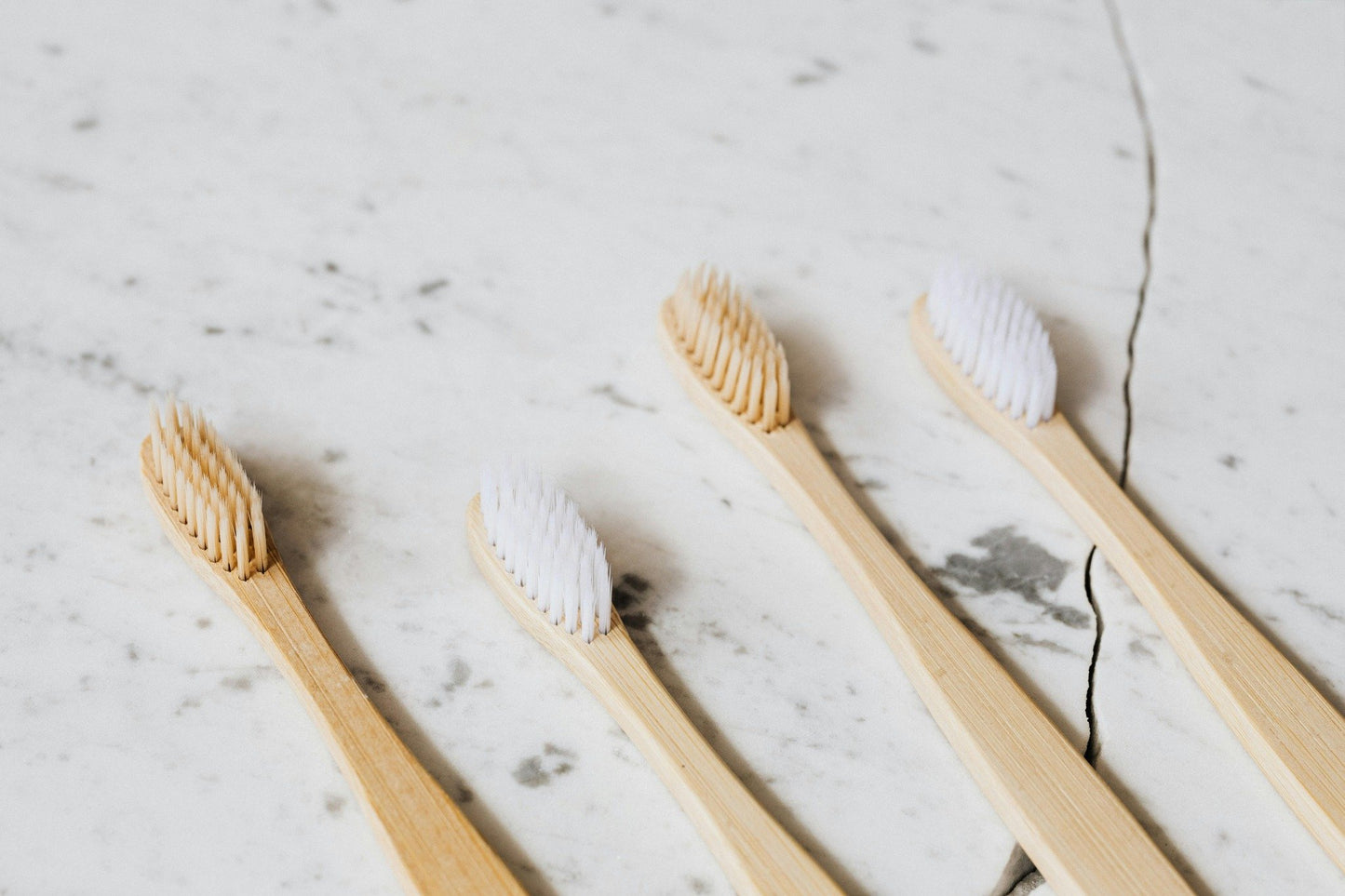 Eco Bamboo Toothbrush Set – 4 Soft Bristle Brushes for Natural Oral Care
