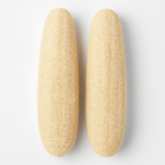 Eco Loofah Duo Pack – Natural Exfoliating Sponge (15CM)