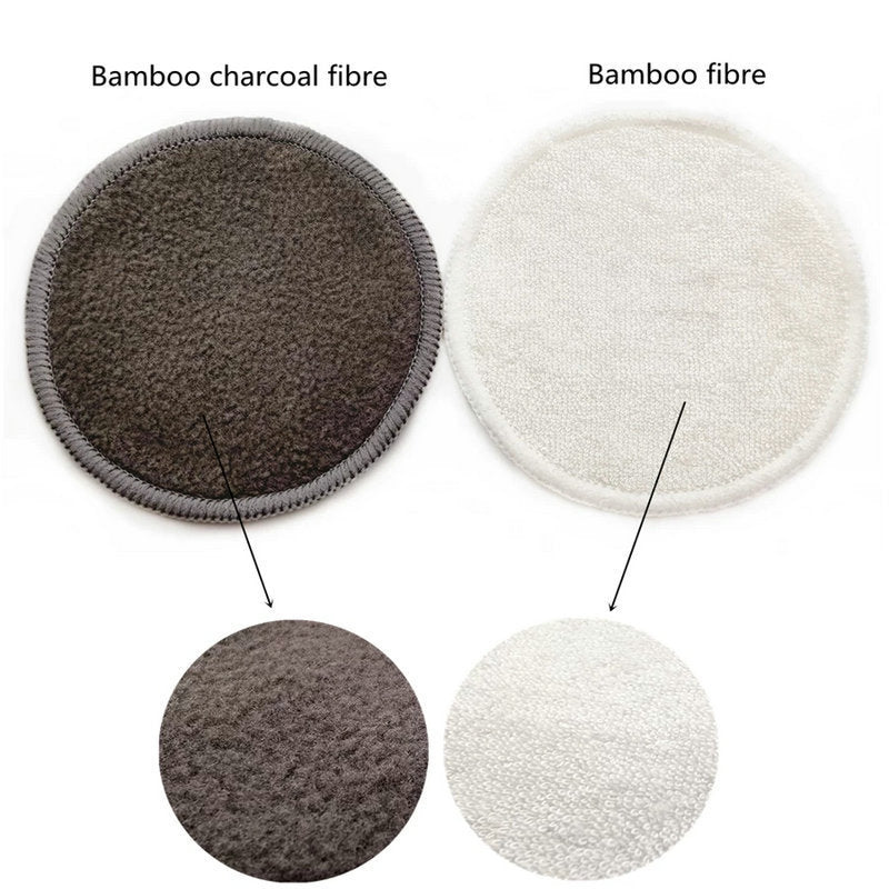 12-Pack Reusable Cotton Rounds with Mesh Bag – Soft, Washable & Eco-Friendly