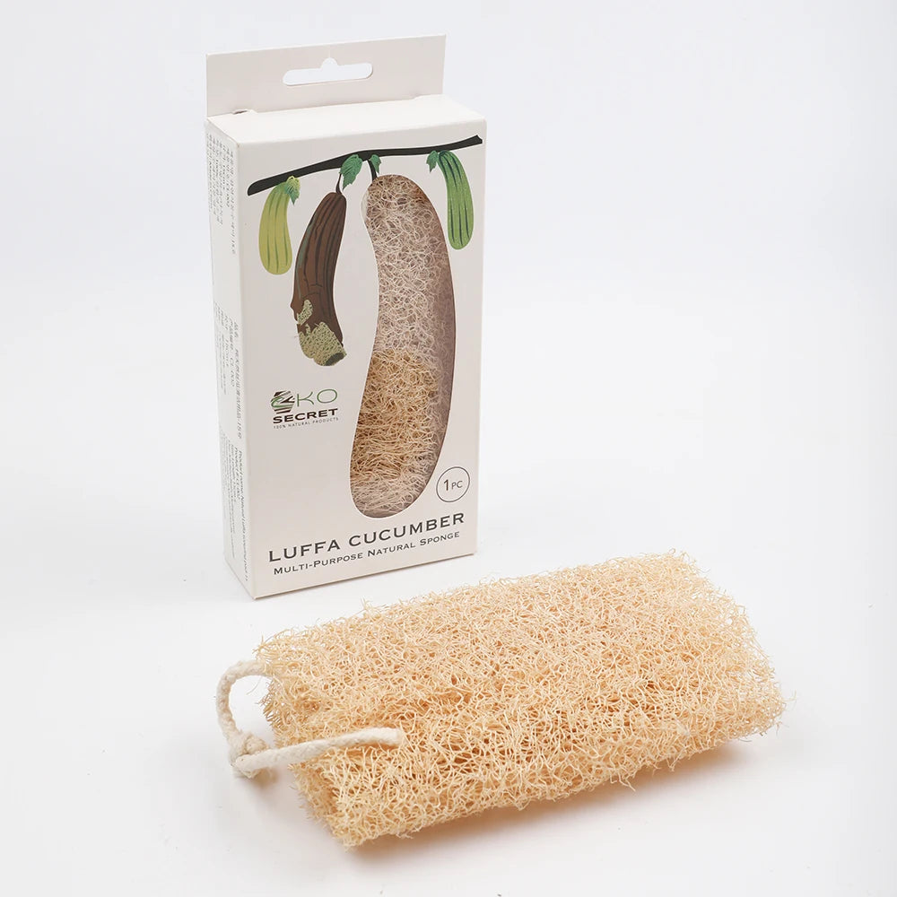 Eco Loofah Duo Pack – Natural Exfoliating Sponge (15CM) - primenovagoods.com