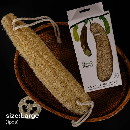 Eco Loofah Duo Pack – Natural Exfoliating Sponge (15CM)