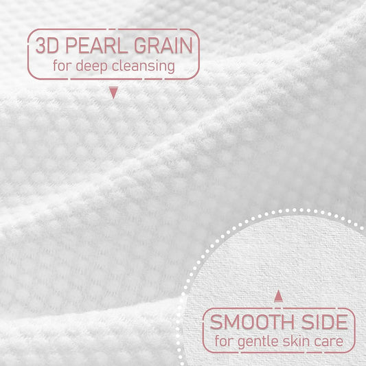 Biodegradable Cotton Face Towels – 50 ct