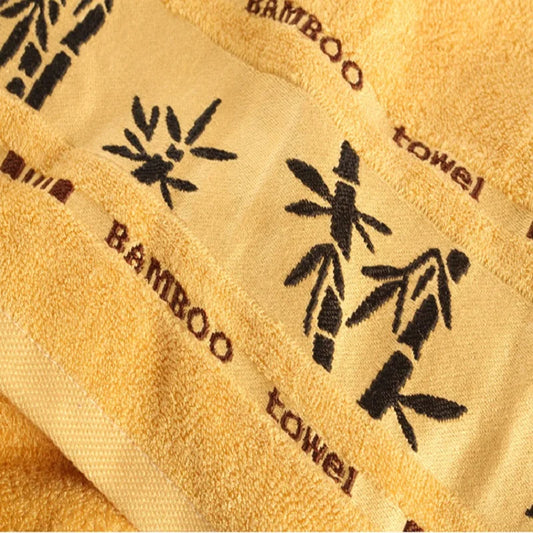 Bamboo Towel Set (4 pcs) – Soft, Absorbent & Eco-Friendly for Hands, Face & Daily Use