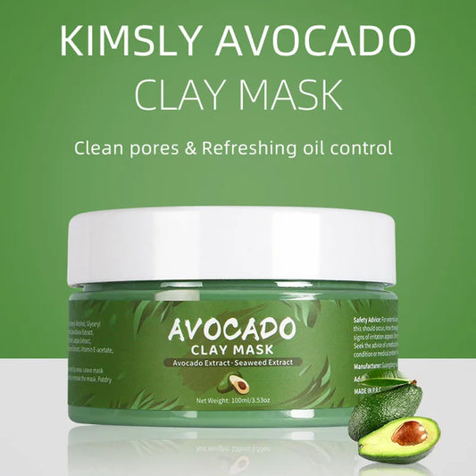 Natural Clay Face Mask – Hydrating, Calming & Purifying (Available in Turmeric, Green Tea or Avocado)