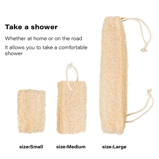 Eco Loofah Duo Pack – Natural Exfoliating Sponge (15CM)