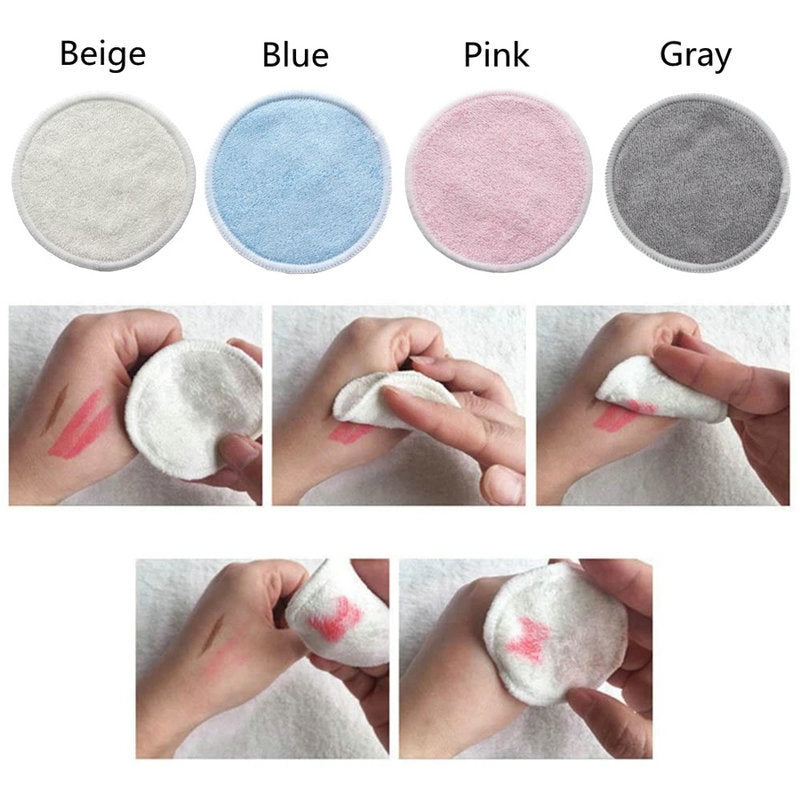 12-Pack Reusable Cotton Rounds with Mesh Bag – Soft, Washable & Eco-Friendly